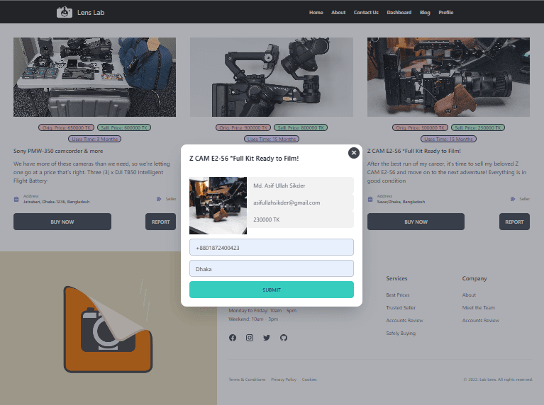 Product Resale Service